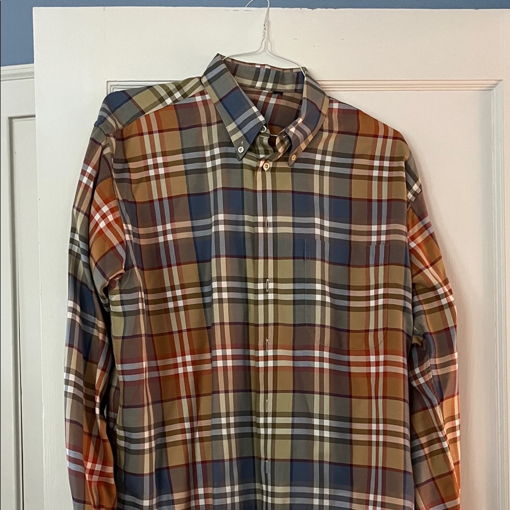 Burberry Multicolor Plaid Casual Shirt